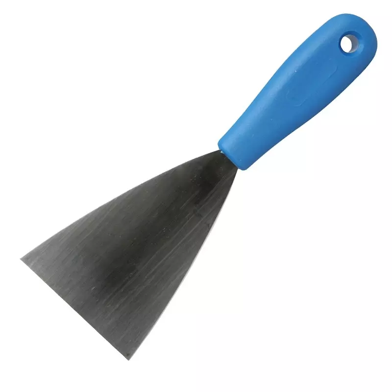 Stainless Steel Hand Scraper FBK 88082-2 80 mm Blue