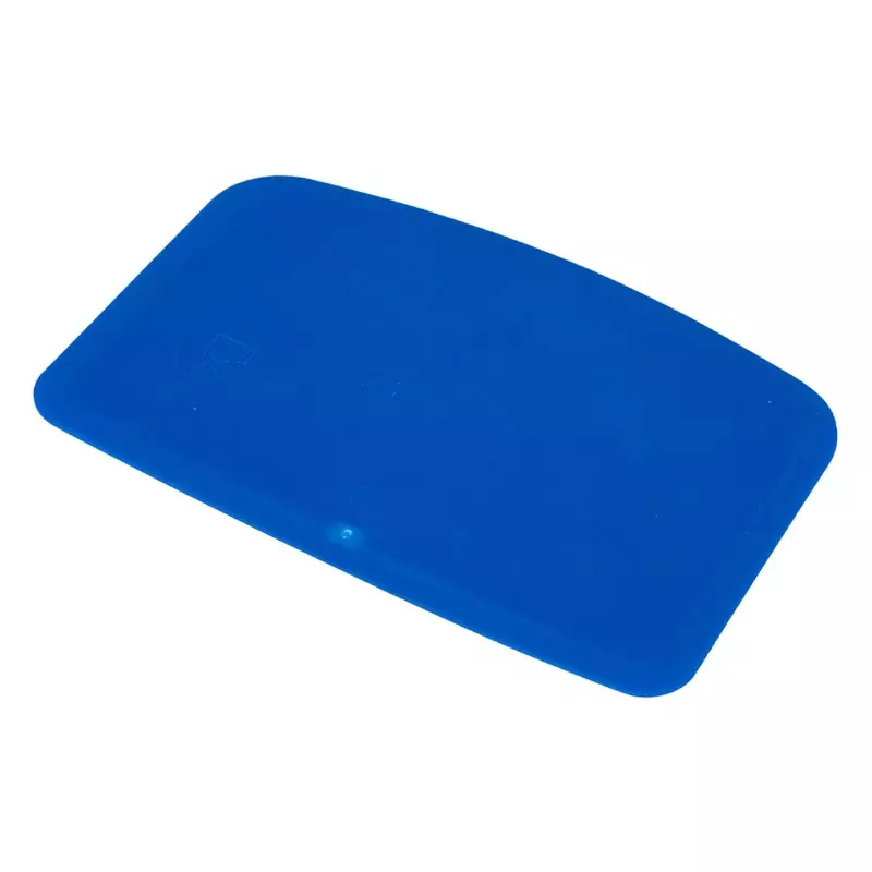 Deegschraper recht zonder gat PP FBK 81911-2 146x98 mm blauw