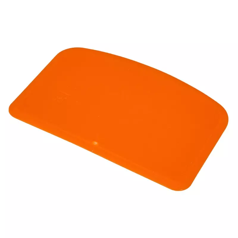 Deegschraper recht zonder gat PP FBK 81911-7 146x98mm oranje