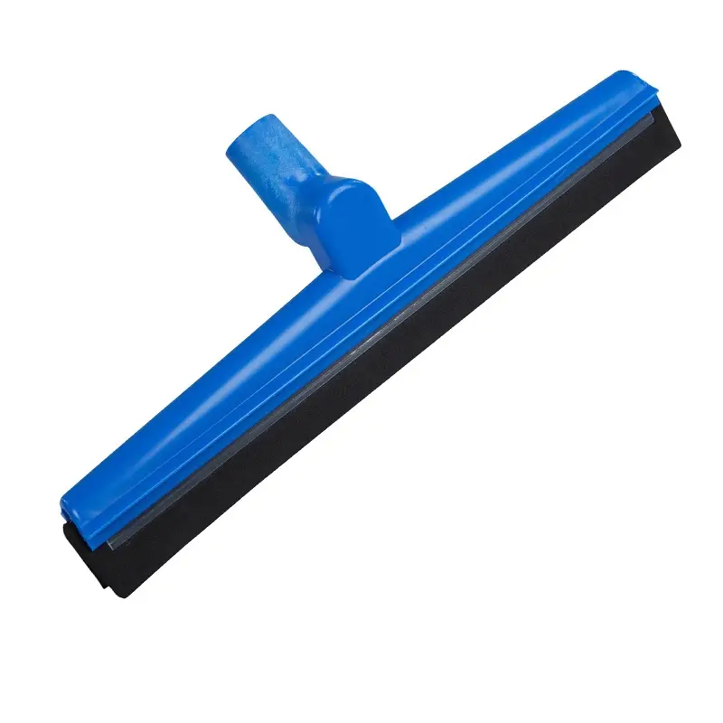 Raclette de sol FBK 28456-2 avec caoutchouc de rechange 400 mm bleue