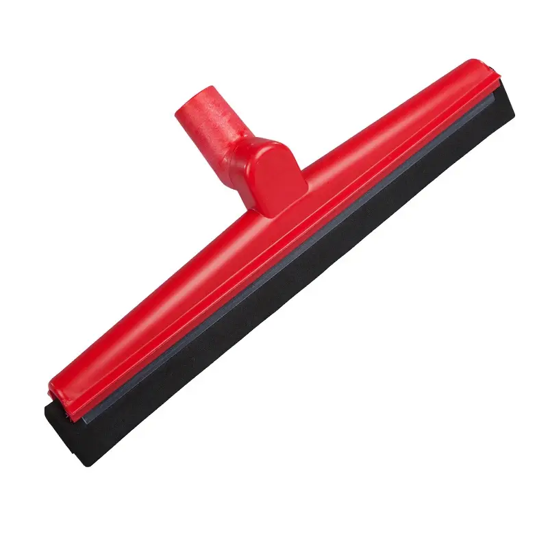 FBK 28456-3 floor squeegee with replacement rubber 400 mm red