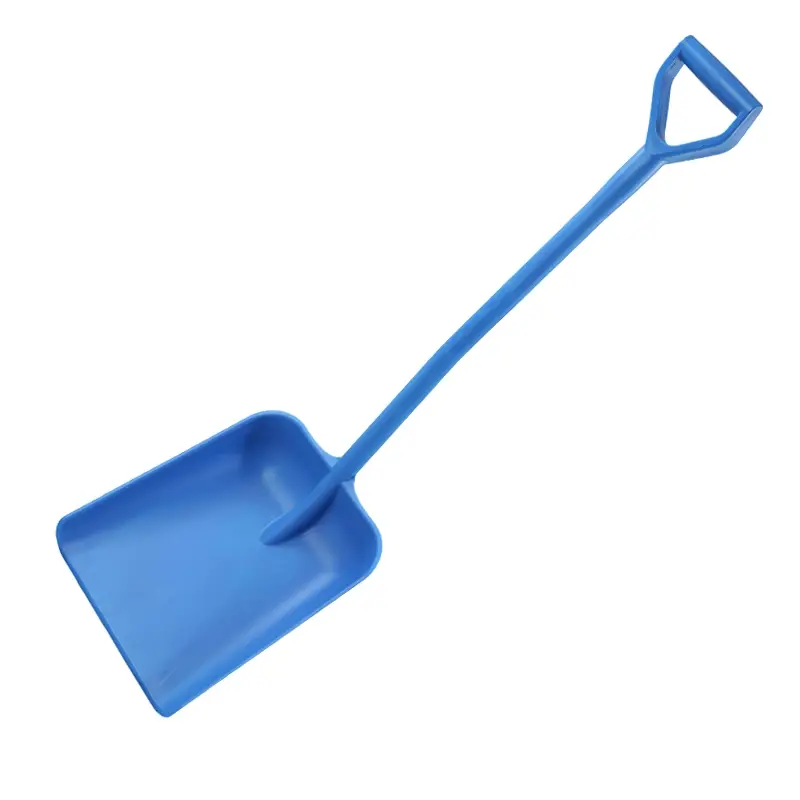 FBK 14104-2 schop D-grip ergonomisch groot blad 1120 mm blauw