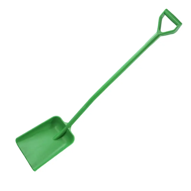 Pelle FBK 15103-5, poignée en D ergonomique, 1330 mm, verte