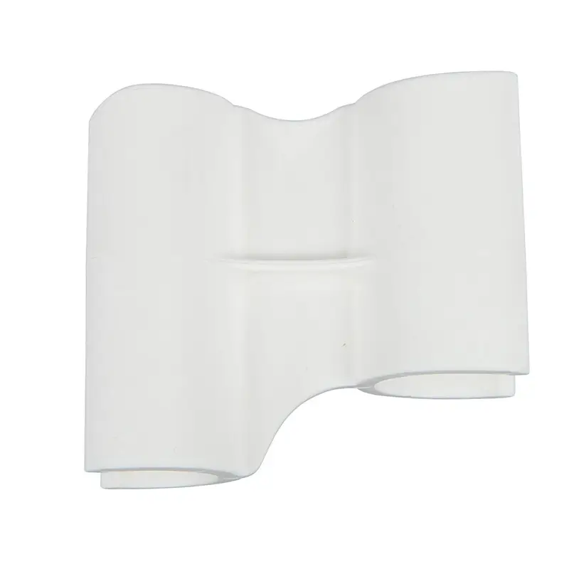 Pince en acier FBK 80204-1 en polypropylène blanc pour pelle à poussière d'hôtel