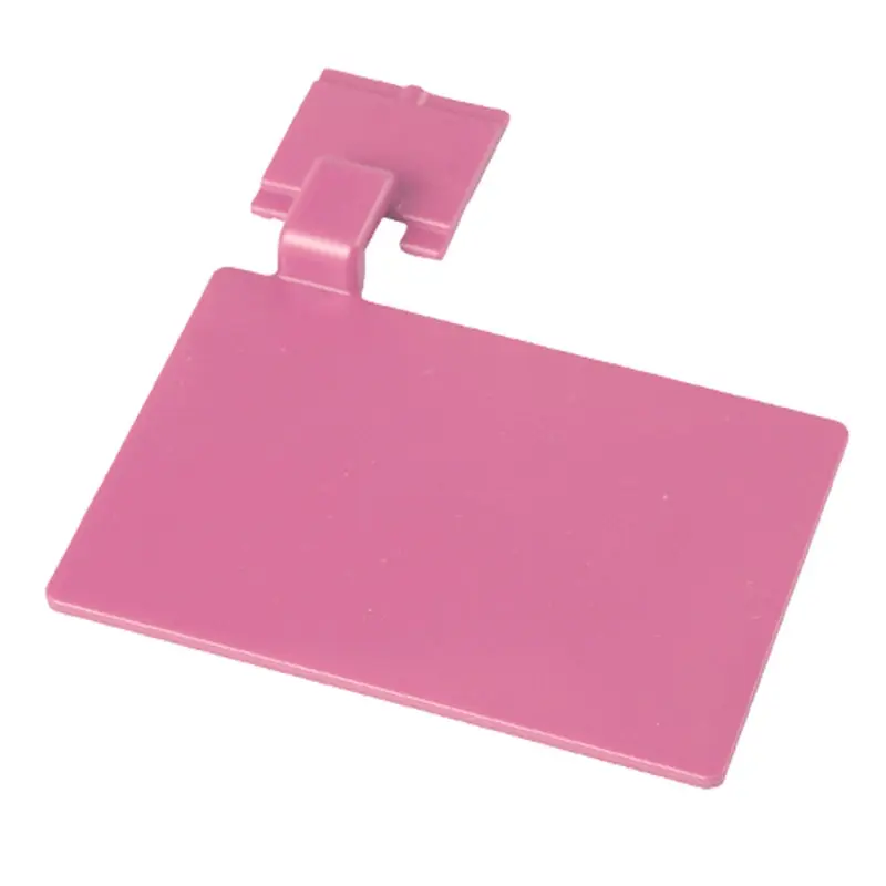 Bordje voor ophangrail FBK 80002-9 110x75 mm roze
