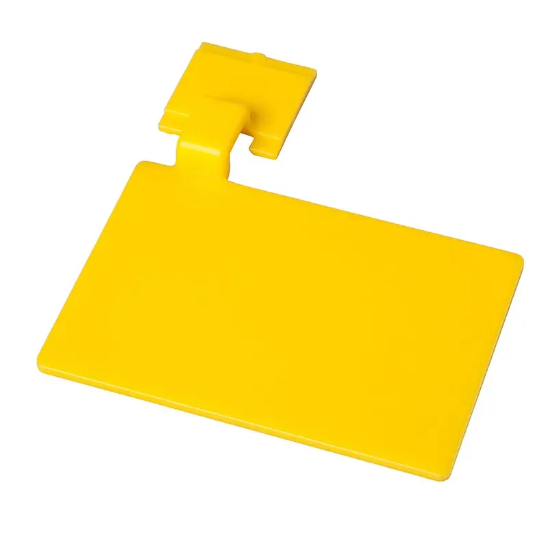Panneau pour tringle suspendue FBK 80002-4 110 x 75 mm jaune