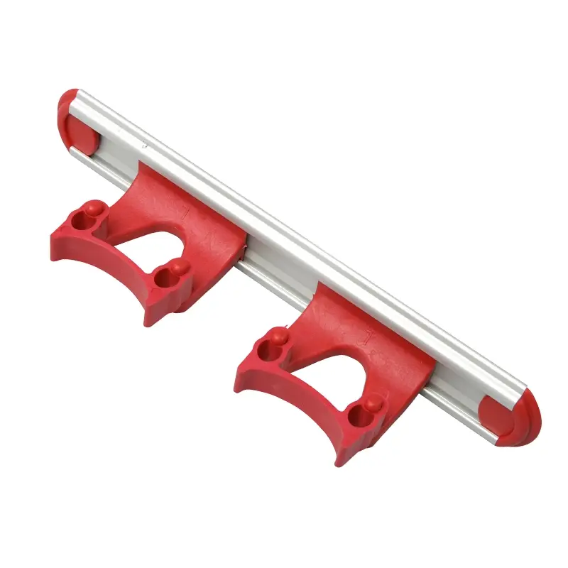 Suspension rail 2x clamp FBK 15158-3 300 mm red