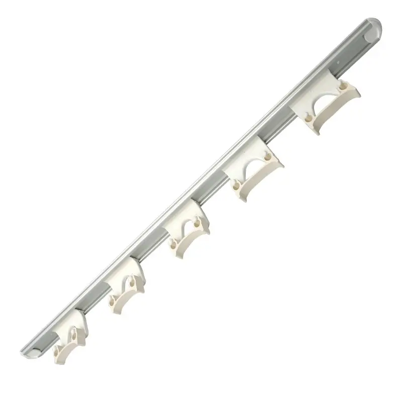 Ophangrail 5x klem FBK 15157-1 900 mm wit