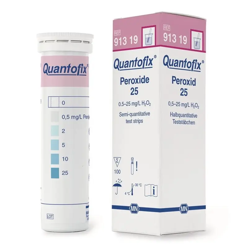 Quantofix Peroxide test strips 0-25 mg/l