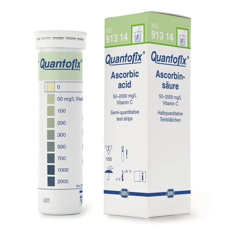 Bandelettes de test Quantofix pour l'acide ascorbique 0-2000 mg/l