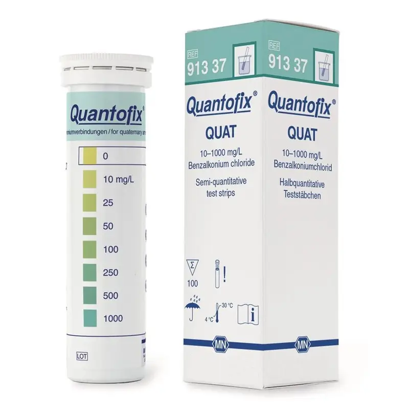 Bandelettes de test Quantofix Quat 0-1000 mg/l