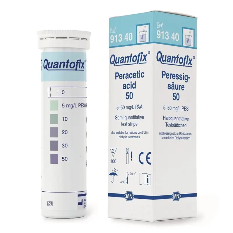 Quantofix Perazijnzuur teststrookjes 0-50 mg/l