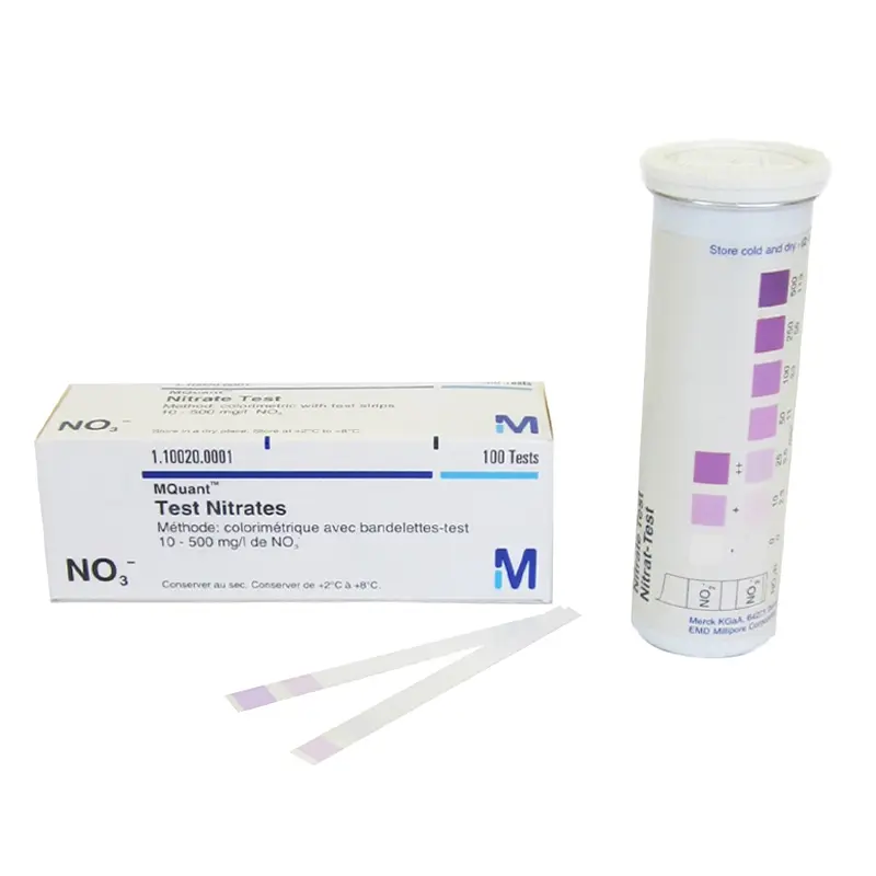 Bandelettes de test de nitrate MQuant 10-500 mg/l