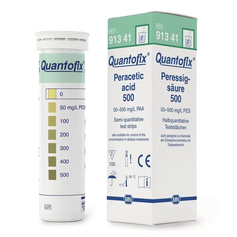 Quantofix Peracetic acid test strips 0-500 mg/l