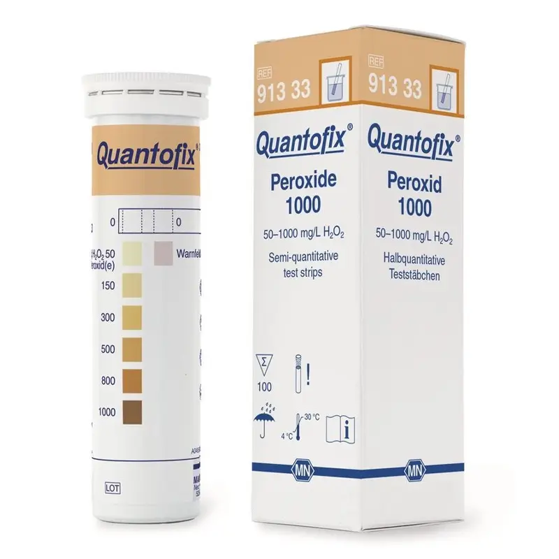 Bandelettes de test Quantofix Peroxide 0-1000 mg/l