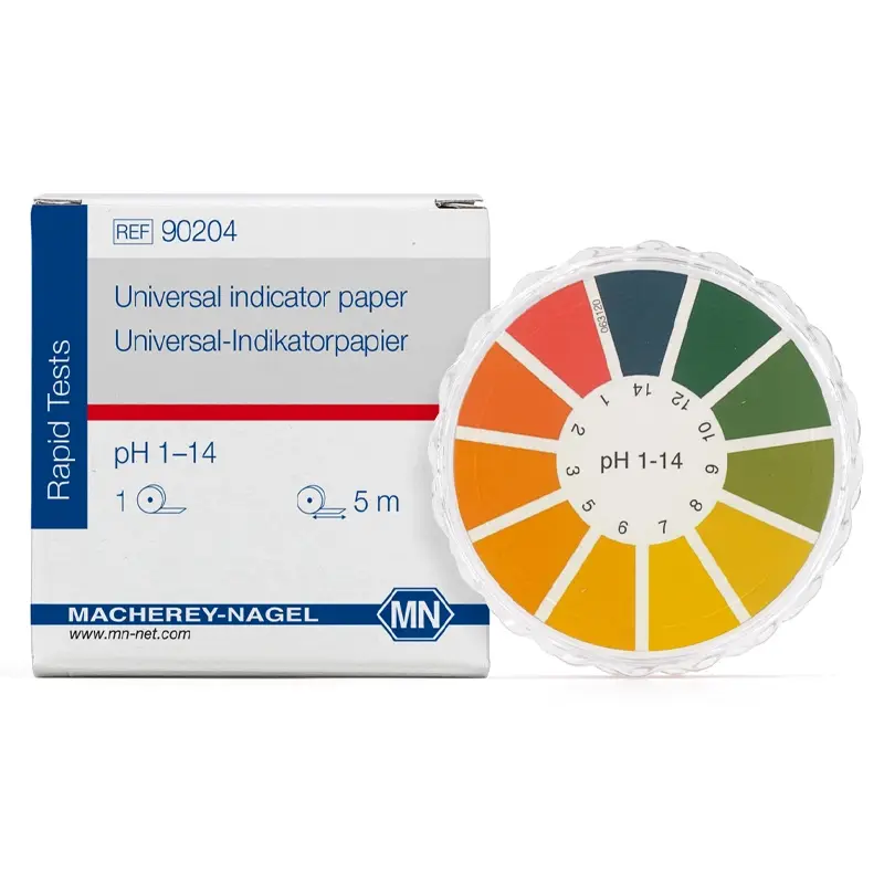 pH-indicatorpapier op rol 5 meter 1-14 pH