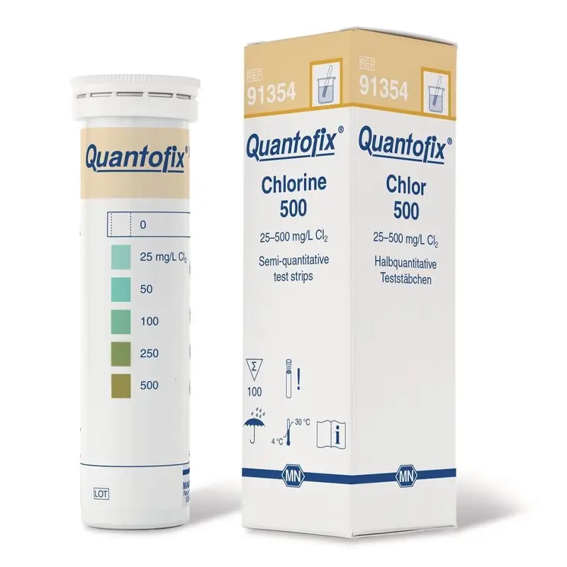 Quantofix Chloor teststrookjes 0-500 mg/l