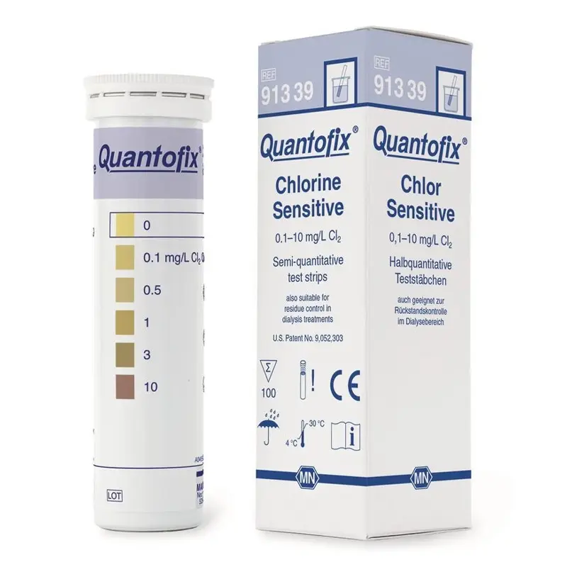 Quantofix Chloor Sensitive teststrookjes 0-10 mg/l