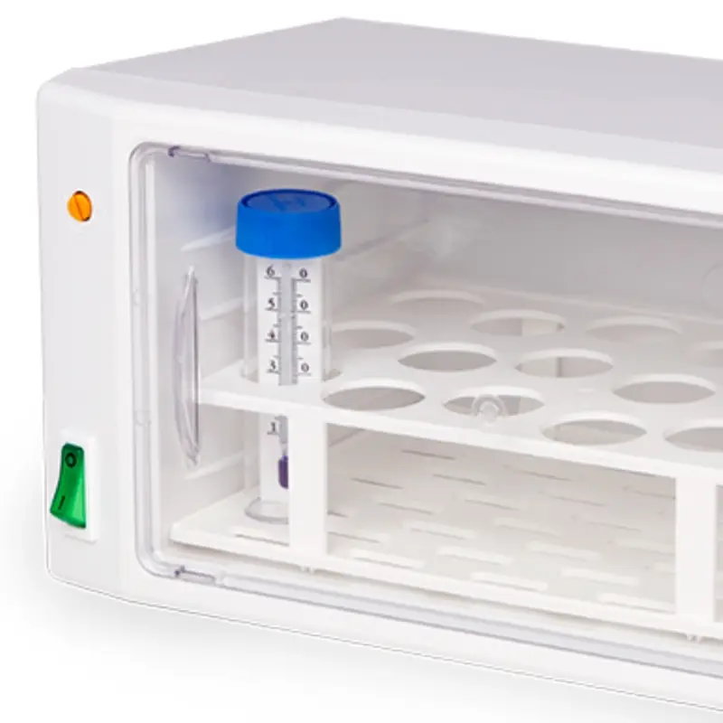 Cultura-M mini incubator including thermometer and multi-rack