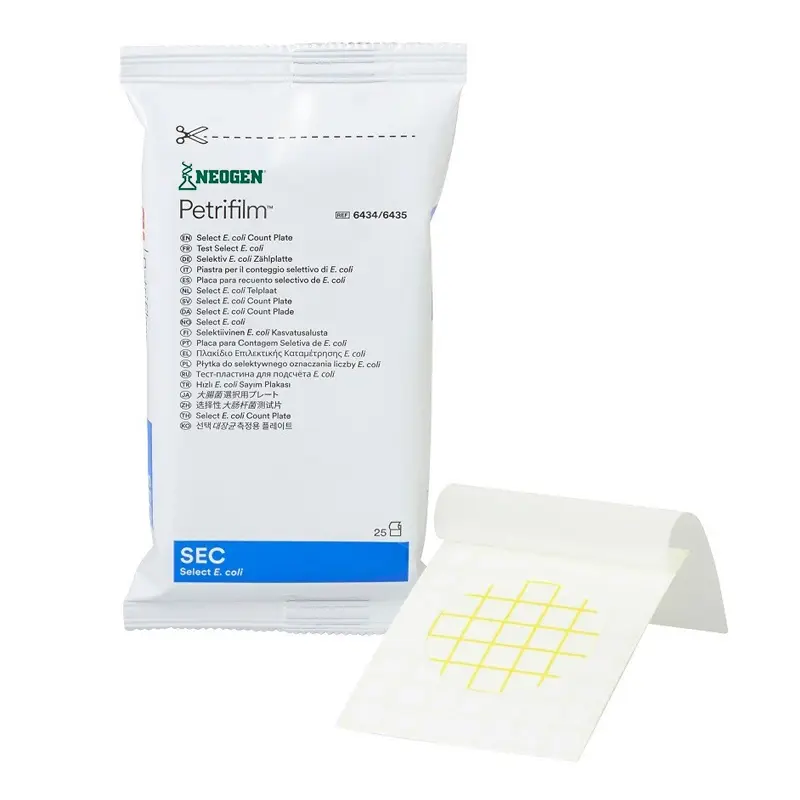 Plaque de comptage d'E. coli NEOGEN 6435 Petrifilm Select, 500 unités