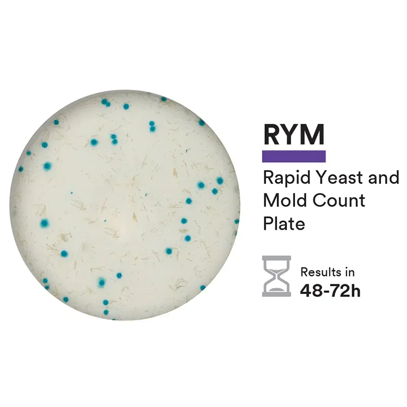Plaque de comptage rapide de levures et moisissures NEOGEN 6475 Petrifilm, 50 pièces