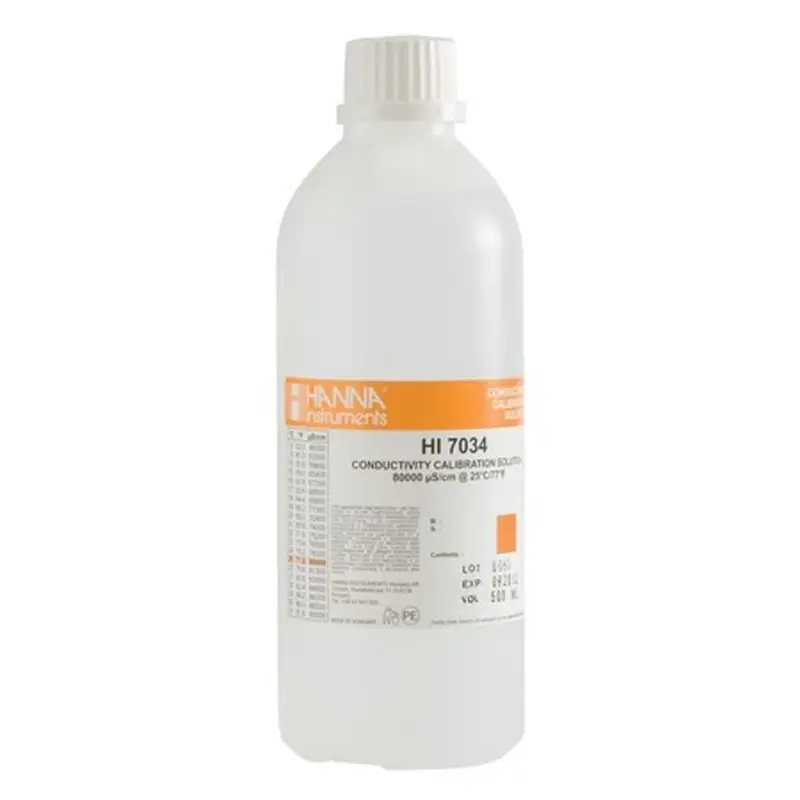 Hanna Instruments HI7034L conductivity solution 80000 µS/cm