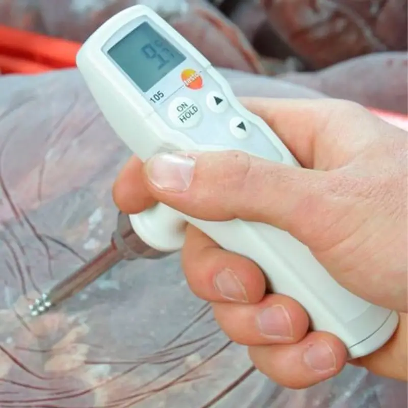 Food thermometer with freezer probe testo 105