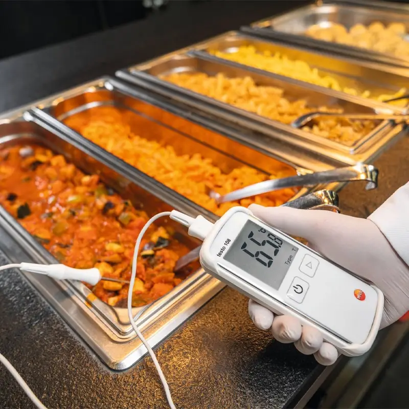 testo 108 digital food thermometer with probe