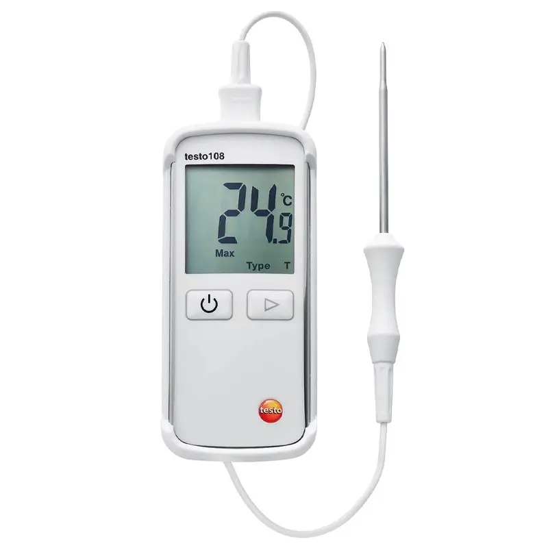 testo 108 digital food thermometer with probe