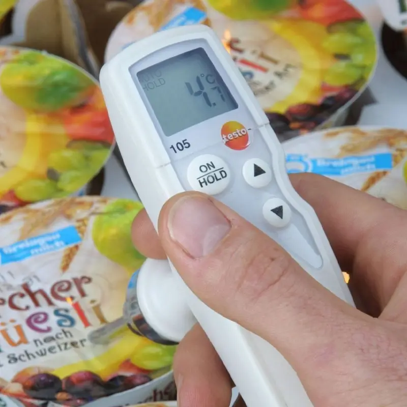 Thermomètre alimentaire avec sonde standard testo 105