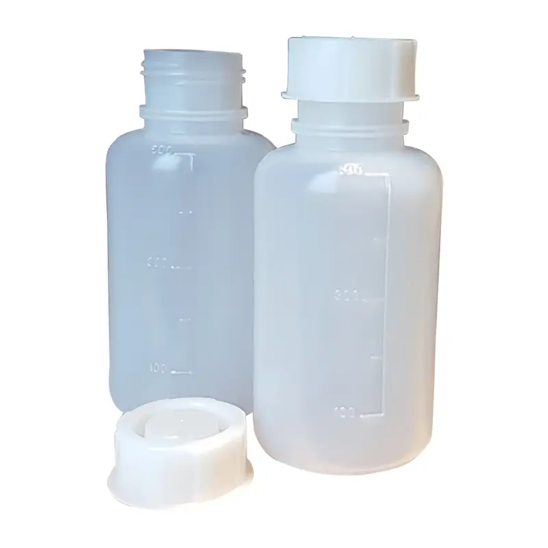 Fles brede hals LDPE Ø48x105 mm 100 ml transparant