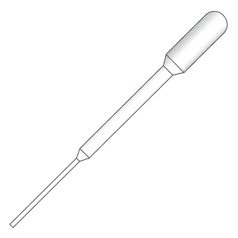 Pasteurpipetten niet steriel 155 mm vulvolume 3 ml