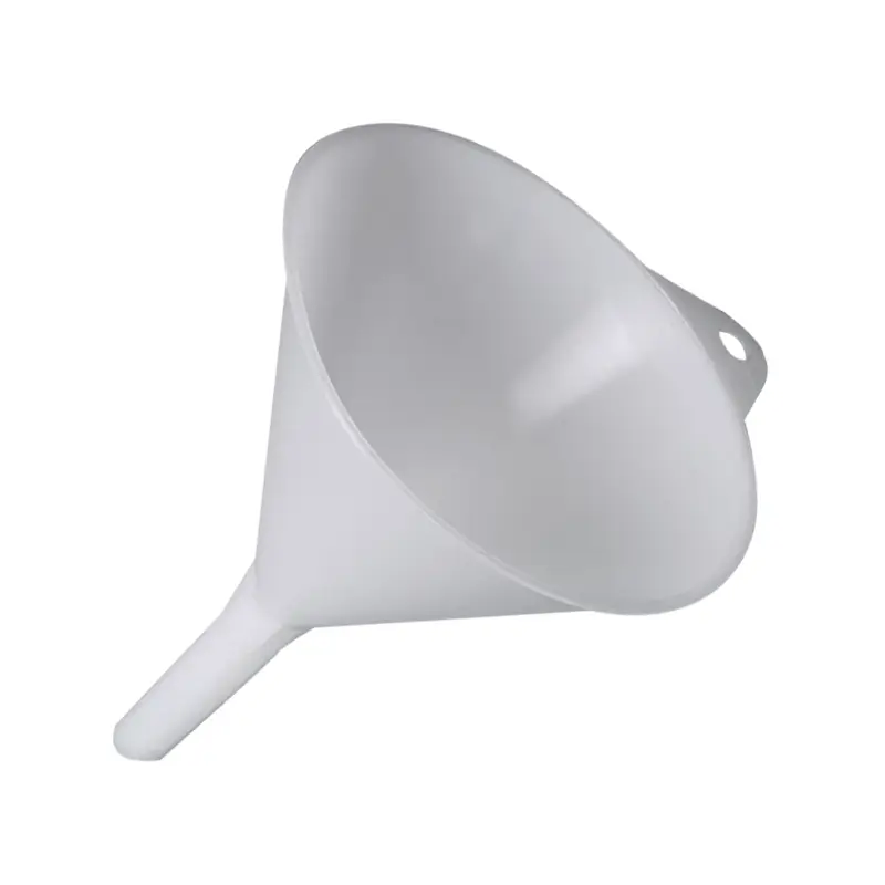 Entonnoir Bürkle avec œillet de suspension PE ø60 mm - ø8 mm blanc