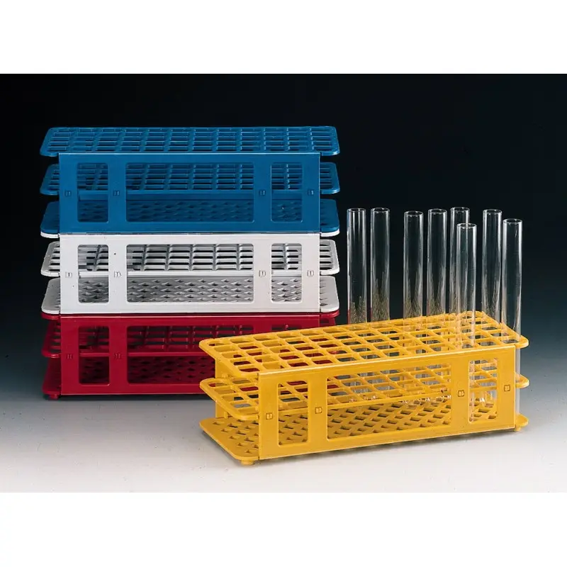 Test tube rack PP 5x12 positions blue