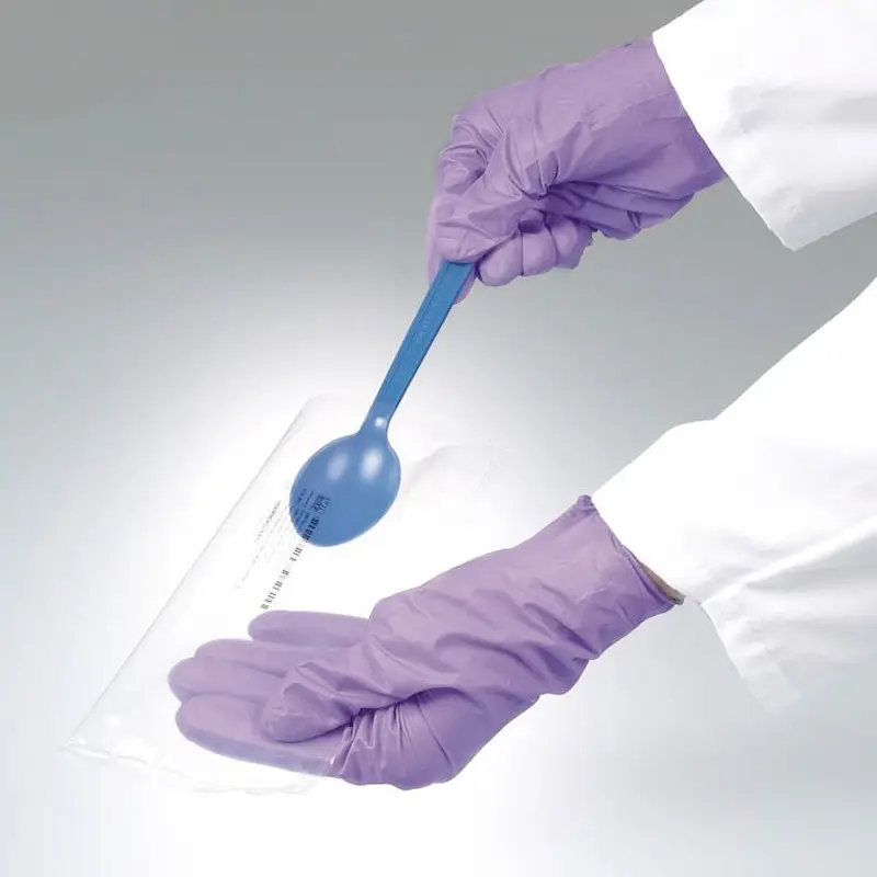 Bürkle sample spoons sterile PS 10 ml blue