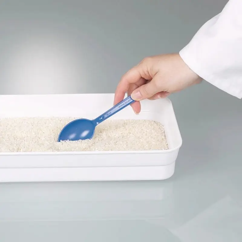 Bürkle sample spoons sterile PS 10 ml blue