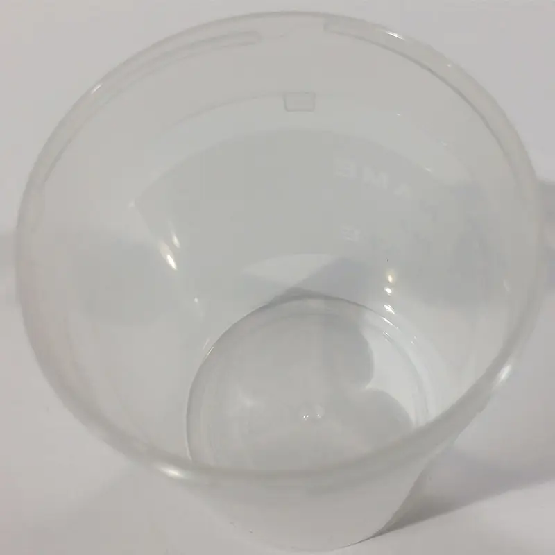 Pot d'échantillon en PP transparent avec bouchon à vis, 150 ml