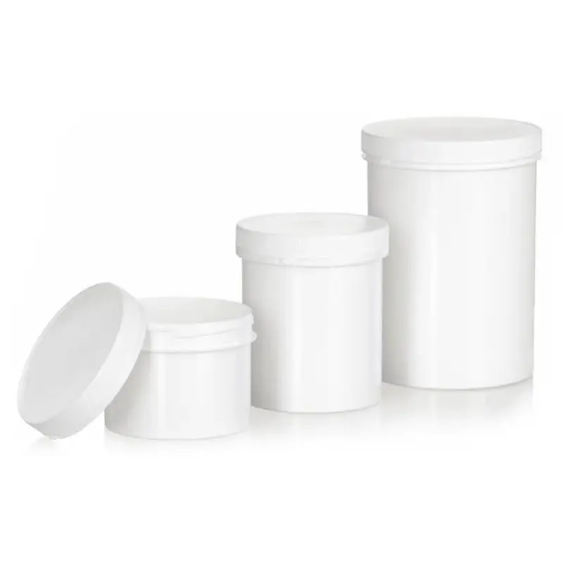 Bouchon à vis en PE blanc pour flacon d'échantillon de 1000 ml