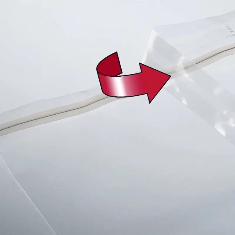 Sterile transparent sampling bag 305 x 114 mm 800 ml