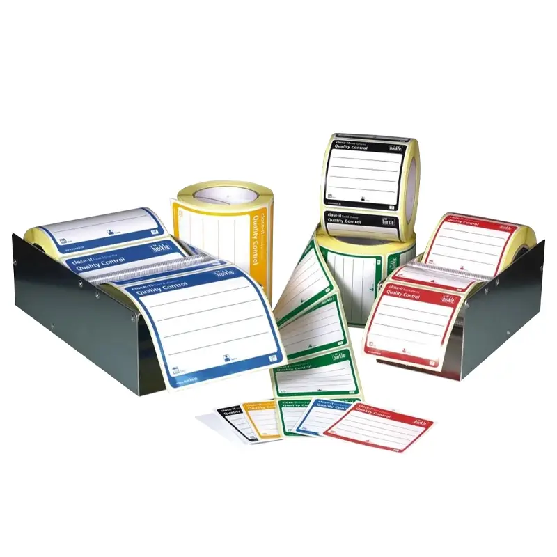 Close-it etiket onbedrukt Food & Pharma 95x95 mm wit