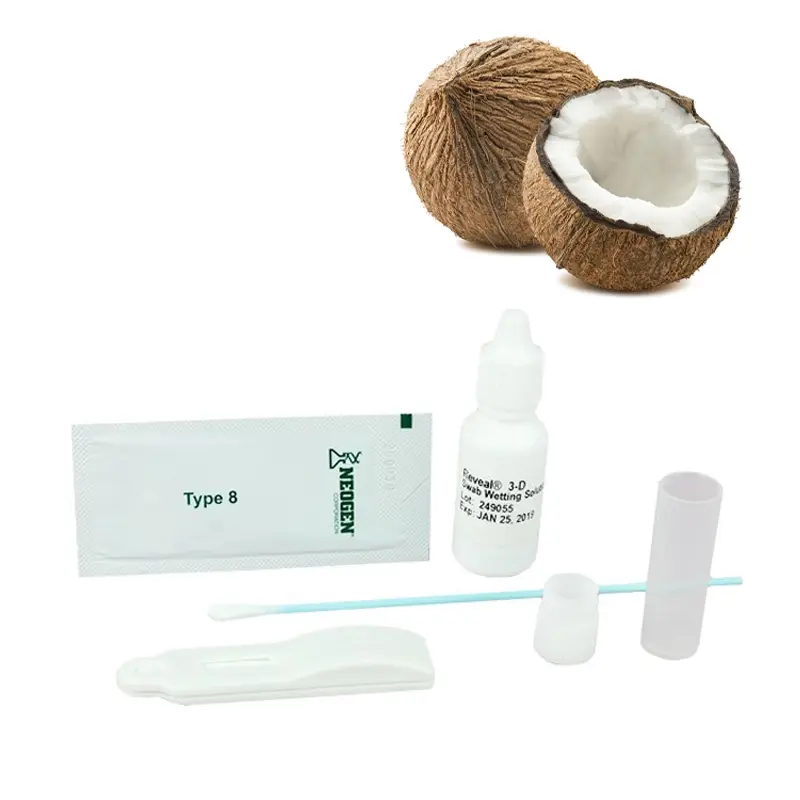 Test rapide d'allergies NEOGEN Reveal 3D à la noix de coco