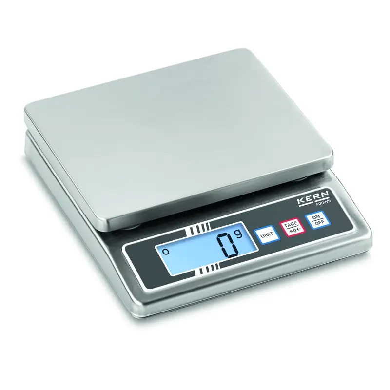 Balance de table Kern FOB-NS en acier inoxydable jusqu'à 5 kg