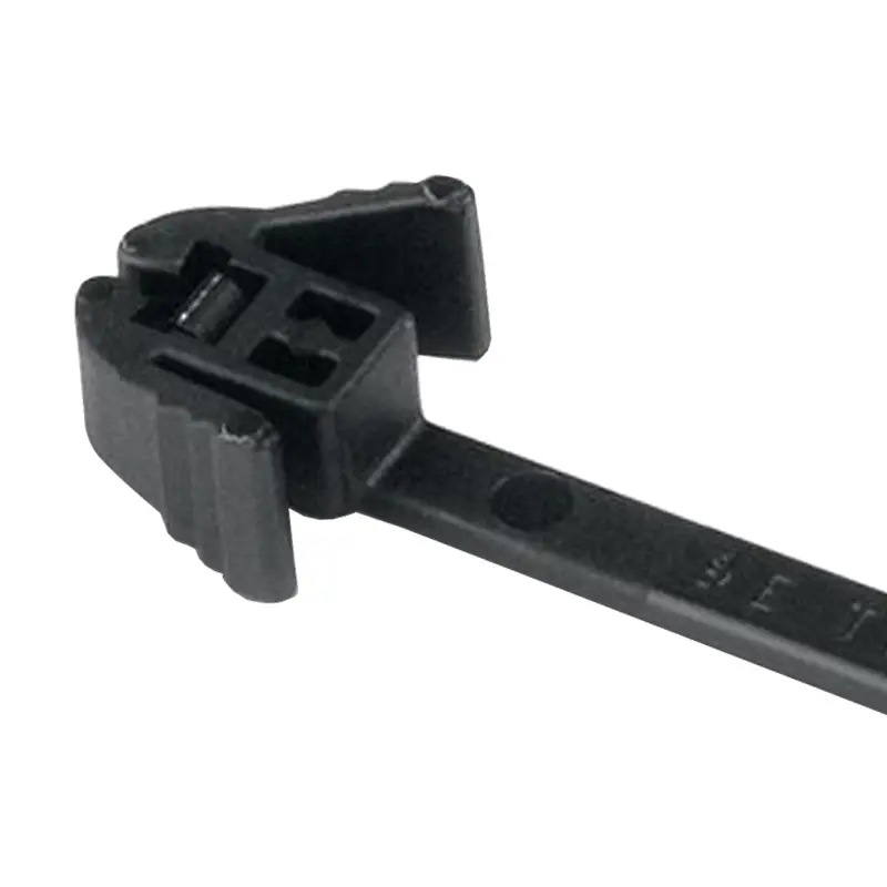 Collier de serrage refermable PA66 300 x 4,8 mm noir
