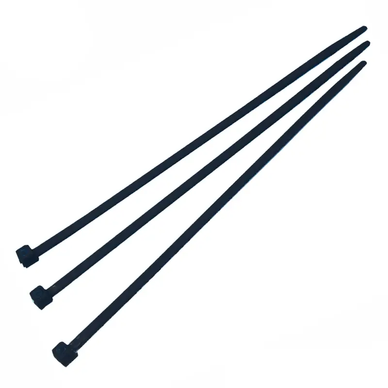 Resealable cable tie PA66 340x7.6 mm black