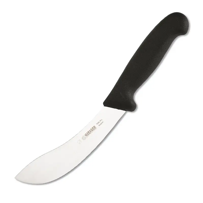 Slagersmes gebogen Giesser 2405 lemmet 16 cm zwart