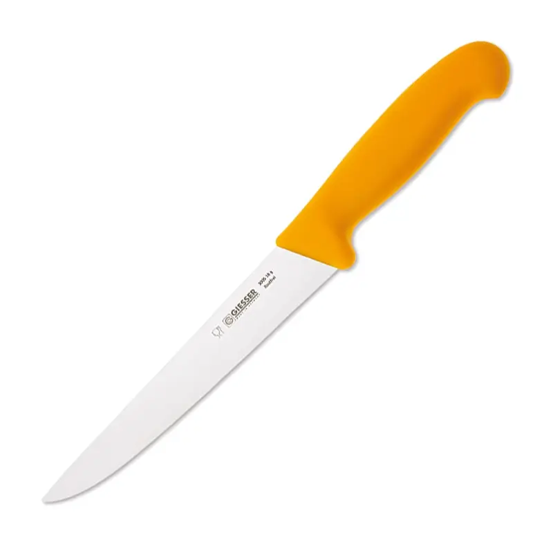 Couteau à lame fixe Giesser 3005, 18 cm, jaune