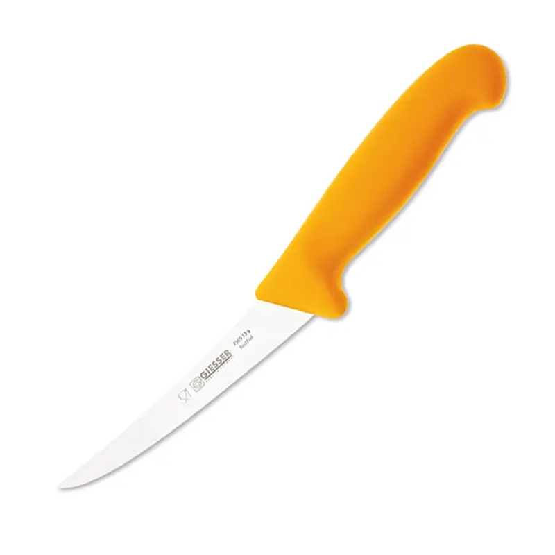 Boning knife semi-flexible Giesser 2505 blade 13 cm yellow