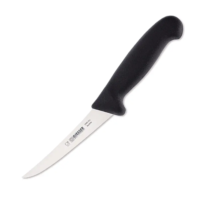 Uitbeenmes semi-flexibel Giesser 2505 lemmet 13 cm zwart