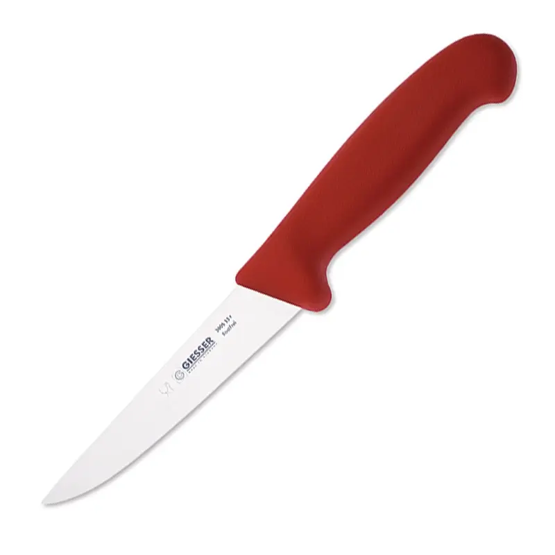 Couteau à lame Giesser 3005, lame de 13 cm, rouge