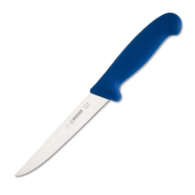 Giesser 3165 boning knife 16 cm blade blue